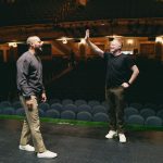 Jesse Williams Instagram - warm ups on hallowed ground 📸 @jennyandersonphoto Gerald Schoenfeld Theatre