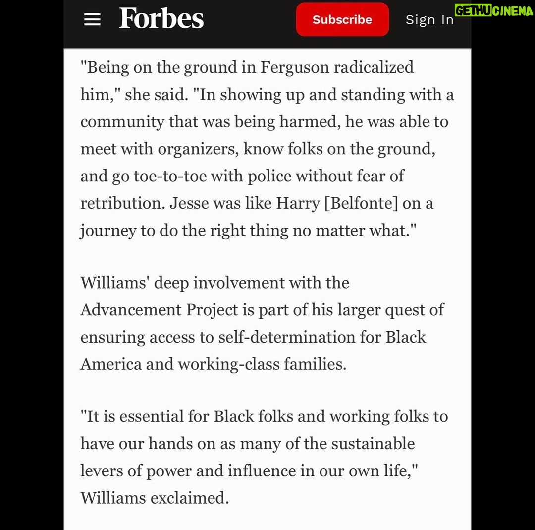 Jesse Williams Instagram - Thank you @forbes @richardafowler @advancementproject @my.scholly @cjgray91 @takemeoutbway Here’s a link you can’t click but roughly commit to memory then google https://www.forbes.com/sites/richardfowler/2023/01/09/jesse-williams-brings-his-passion-for-justice-to-broadway-in-take-me-out/?sh=2d78e2281ac2