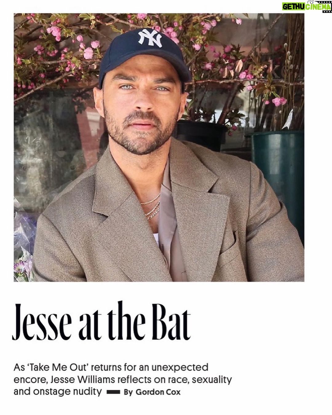 Jesse Williams Instagram - Thanks @Variety. Always, New York.