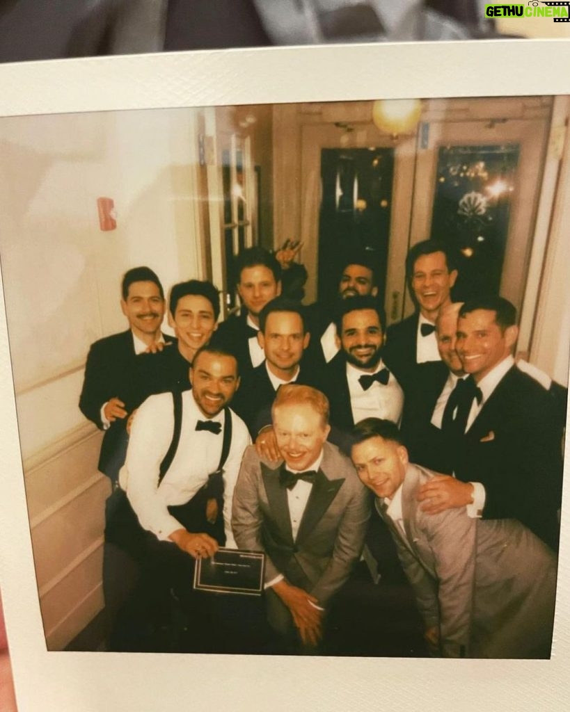 Jesse Williams Instagram - 🎭 “I couldn’t tell one player from another. And then i could.” - Mason Marzac, as performed by my favorite Tony Award Winner @jessetyler, written by Richard Greenberg in the two-time @thetonyawards winning best play Take Me Out, directed by the incredible Scott Ellis. 🏆 So grateful to, and proud of these guys 🤲🏽🙏🏽🙌🏽 ⚾️ We did that. We dooz this. Fuck of a season! New York City, N.Y.