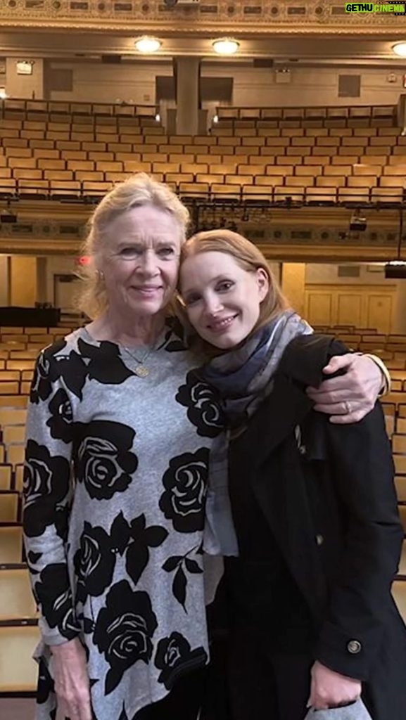 Jessica Chastain Instagram - Liv Ullman is one of the great acting icons. She’s been a mentor and friend of mine since our days on the set of Miss Julie. It meant so much to have her come to see @adollshousebway. She famously played Nora herself and was excited to see the play again. Her generosity knows no bounds. There’s a sisterhood of actresses playing the same roles and I’m so grateful to be a part of this generous community. A Doll’s House ends June 10th 🤍