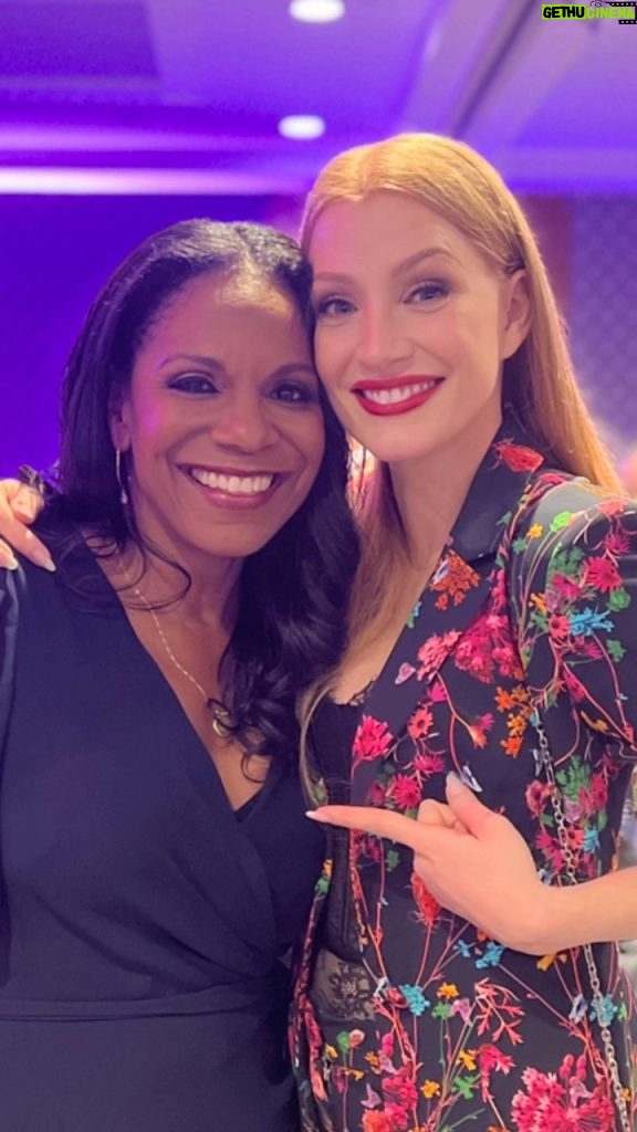 Jessica Chastain Instagram - Thank you to The Drama League for this honor. What an incredible afternoon! And congrats to @adollshousebway, winner of Outstanding Revival of a Play!