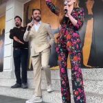 Jessica Chastain Instagram - Thank you @lin_manuel for having @arianmoayed & I host today’s Ham4Ham !!! We had the best time! @beltingbons, the cast of @akimbomusical, @phillipasoo, the cast of @camelotbway killed it! Support live theatre & these incredible artists❣️