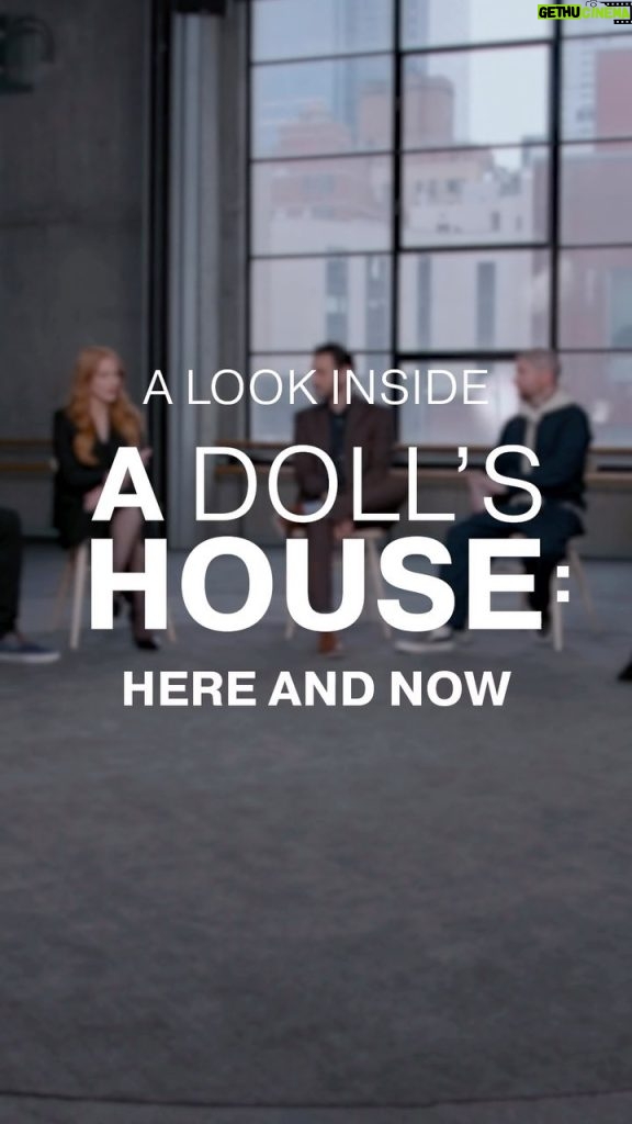 Jessica Chastain Instagram - A look inside the world of A Doll’s House, here and now. Come experience this story on Broadway.