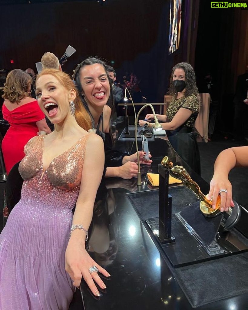 Jessica Chastain Instagram - Can’t believe it’s already been a year. Congrats to all of this year’s nominees, enjoy your special night 🖤 #Oscars2022