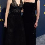 Jessica Chastain Instagram - What a wonderful night celebrating @sagawards and my peers with bestie @jessweixler Congrats to all the winners! 🫶🫶🫶 Thank you @giorgioarmani @kristoferbuckle @renatocampora @elizabethstewart1 @julieknailsnyc @debeersofficial