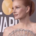 Jessica Chastain Instagram - When the mask matches the dress 💯 #GeorgeAndTammy