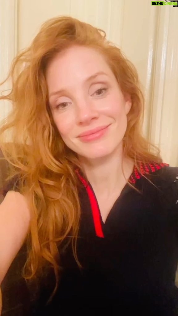Jessica Chastain Instagram - Live with @ninaansary Tomorrow 1PM EST on Instagram Live See you there!