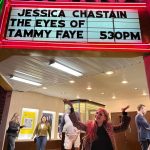 Jessica Chastain Instagram - Has it really been a year already since #TheEyesOfTammyFaye came to theaters? I miss goin’ full disco Jesus with all of you 🕺🏻
