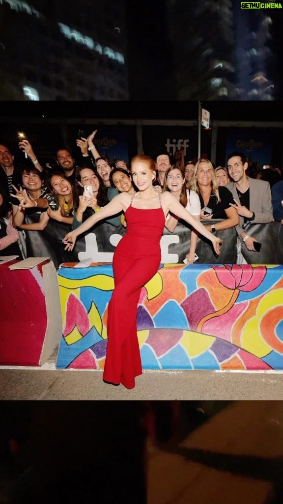 Jessica Chastain Instagram - I love coming to this festival, @tiff_net 😍 Toronto, thanks for hosting the premiere of #TheGoodNurse - Oct 26th on @netflixfilm