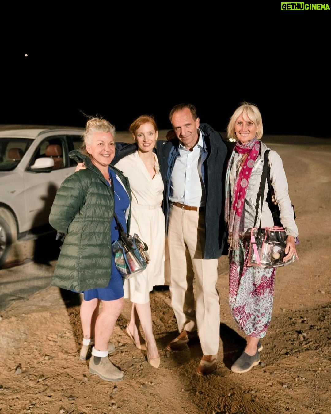 Jessica Chastain Instagram - 2 years and a pandemic later… #TheForgiven is now in theaters! Shout out to this team for making magic in the desert of Morocco 💖 get your tickets at the link in my bio!