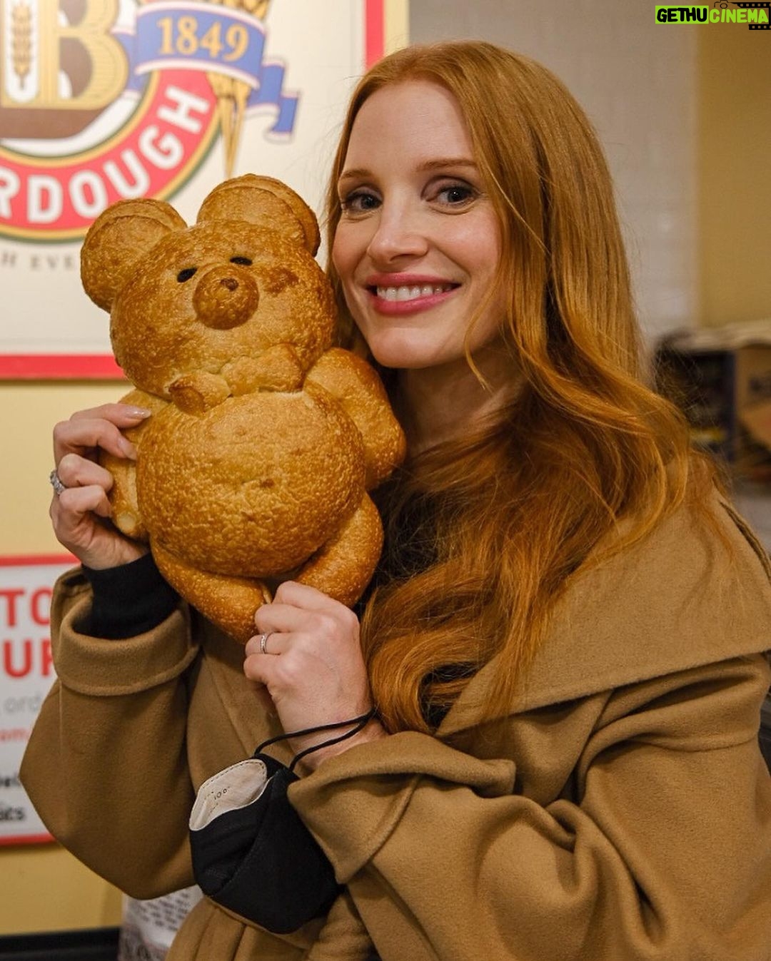 Jessica Chastain Instagram - Missing the deliciousness of San Francisco on #NationalBreadDay