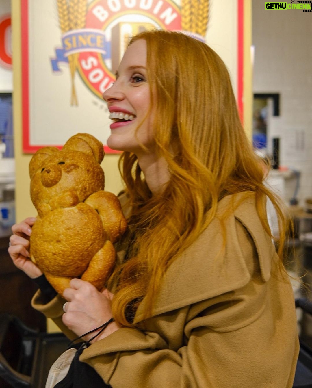 Jessica Chastain Instagram - Missing the deliciousness of San Francisco on #NationalBreadDay