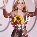 Jessica Chastain Instagram - Sending a whole lotta love your way. Happy Valentine’s Day 🩷❤️🩷