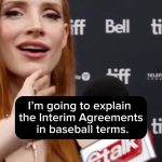 Jessica Chastain Instagram - Giving you a @sagaftra Interim Agreement play by play. Journeymen actors, crew members etc, are urged to work in and support SAGAFTRA’s approved projects. As the AMPTP refuses to negotiate, they should be the only ones in our industry out of work. The sucess of Interim Agreements should inspire them to do the right thing. Hope the AMPTP gets back to the negotiating table soon, but until then, it’s the Minor League’s time to shine. #sagaftrastrong #solidarity