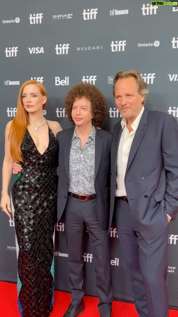 Jessica Chastain Instagram - Happy to be back at @tiff_net (9th time!) supporting independent films with Michel Franco’s MEMORY. So much love for this group 🤍