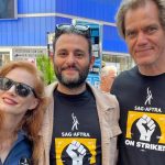 Jessica Chastain Instagram - Thinking ab how cute everyone looks in their SAG swag 🥰 link in my stories to where you can purchase your own and stand in solidarity. #NationalDayofSolidarity @sagaftra #sagaftrastrong