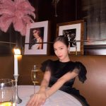 Jessica Jung Instagram - When the clock strikes🖤🕰️🌙✨ - 👗 @andrewkwon_official 🪡 @sylvio.nyc 💇🏻‍♀️ @sky.kxm Manhattan, New York