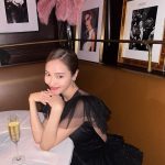 Jessica Jung Instagram - When the clock strikes🖤🕰️🌙✨ - 👗 @andrewkwon_official 🪡 @sylvio.nyc 💇🏻‍♀️ @sky.kxm Manhattan, New York