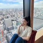 Jessica Jung Instagram - A sweet escape to a skyline full of city lights 🏙️🌤️🦋✨ - @bulgarihotels #bulgarihoteltokyo Tokyo, Japan