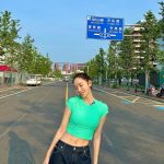 Jessica Jung Instagram – I’ll be the mint to your chocolate chip💚🍫🍦🏃🏻‍♀️😜