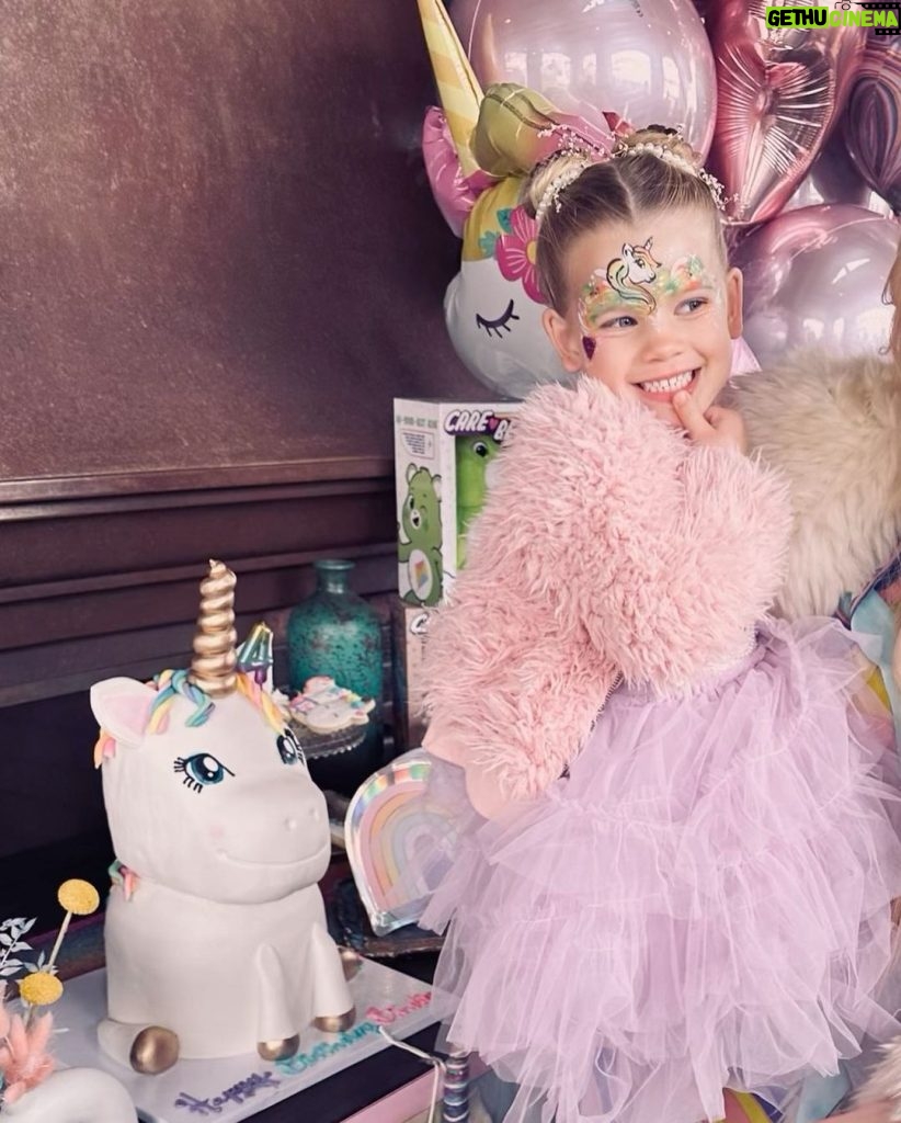 Jessica Simpson Instagram - Birdie Mae Johnson is 4!!! This adorable wonder of a unicorn kiddo illuminates every color in the rainbow…her favorite color…Birdie magically makes us laugh AT ALL TIMES capturing attention from EVERYONE! She is uniquely and effortlessly herself. This little lady celebrates and twirls through her life in tutus with a pure unique understanding in her soul of glitter sparkles. We love her SO VERY MUCH and she knows it. Birdie is a symphony of STARDUST and born to SHINE. I smiled the entire time writing this because even when she isn’t home, I feel her presence glowing inside of me. Bird puts the HAPPY to the BIRTHDAY 3/19/19