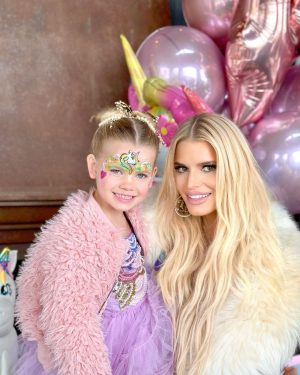 Jessica Simpson Instagram - Birdie Mae Johnson is 4!!! This adorable wonder of a unicorn kiddo illuminates every color in the rainbow…her favorite color…Birdie magically makes us laugh AT ALL TIMES capturing attention from EVERYONE! She is uniquely and effortlessly herself. This little lady celebrates and twirls through her life in tutus with a pure unique understanding in her soul of glitter sparkles. We love her SO VERY MUCH and she knows it. Birdie is a symphony of STARDUST and born to SHINE. I smiled the entire time writing this because even when she isn’t home, I feel her presence glowing inside of me. Bird puts the HAPPY to the BIRTHDAY
3/19/19