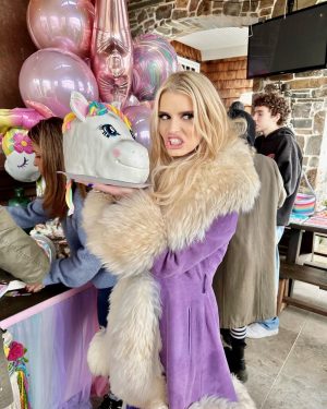 Jessica Simpson Instagram - Birdie Mae Johnson is 4!!! This adorable wonder of a unicorn kiddo illuminates every color in the rainbow…her favorite color…Birdie magically makes us laugh AT ALL TIMES capturing attention from EVERYONE! She is uniquely and effortlessly herself. This little lady celebrates and twirls through her life in tutus with a pure unique understanding in her soul of glitter sparkles. We love her SO VERY MUCH and she knows it. Birdie is a symphony of STARDUST and born to SHINE. I smiled the entire time writing this because even when she isn’t home, I feel her presence glowing inside of me. Bird puts the HAPPY to the BIRTHDAY
3/19/19