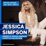 Jessica Simpson Instagram - Looking forward to teaming up with @americanexpressbusiness to chat all things @jessicasimpsonstyle, fashion, and brand building! Friday, July 8th at 1PM ET! #AmexPartner Repost from @americanexpressbusiness • On the heels of buying back her namesake fashion brand @JessicaSimpsonStyle, owner, singer, actress, and best-selling author @JessicaSimpson is taking the reins of the business as it grows and evolves. Tune in this Friday, July 8th, to her live talk with @SuneelGupta to hear how the powerhouse pop star is forging a future in fashion, lifestyle, and beyond. #AmexBusiness