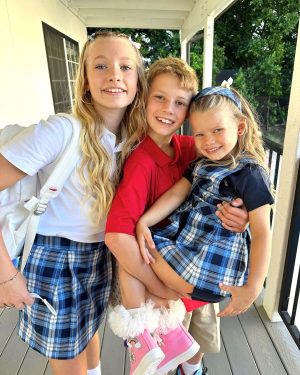 Jessica Simpson Instagram - We think we are excited for our kids to finally go back to school until they bring home binders of homework and then realize we went back to school too 😜