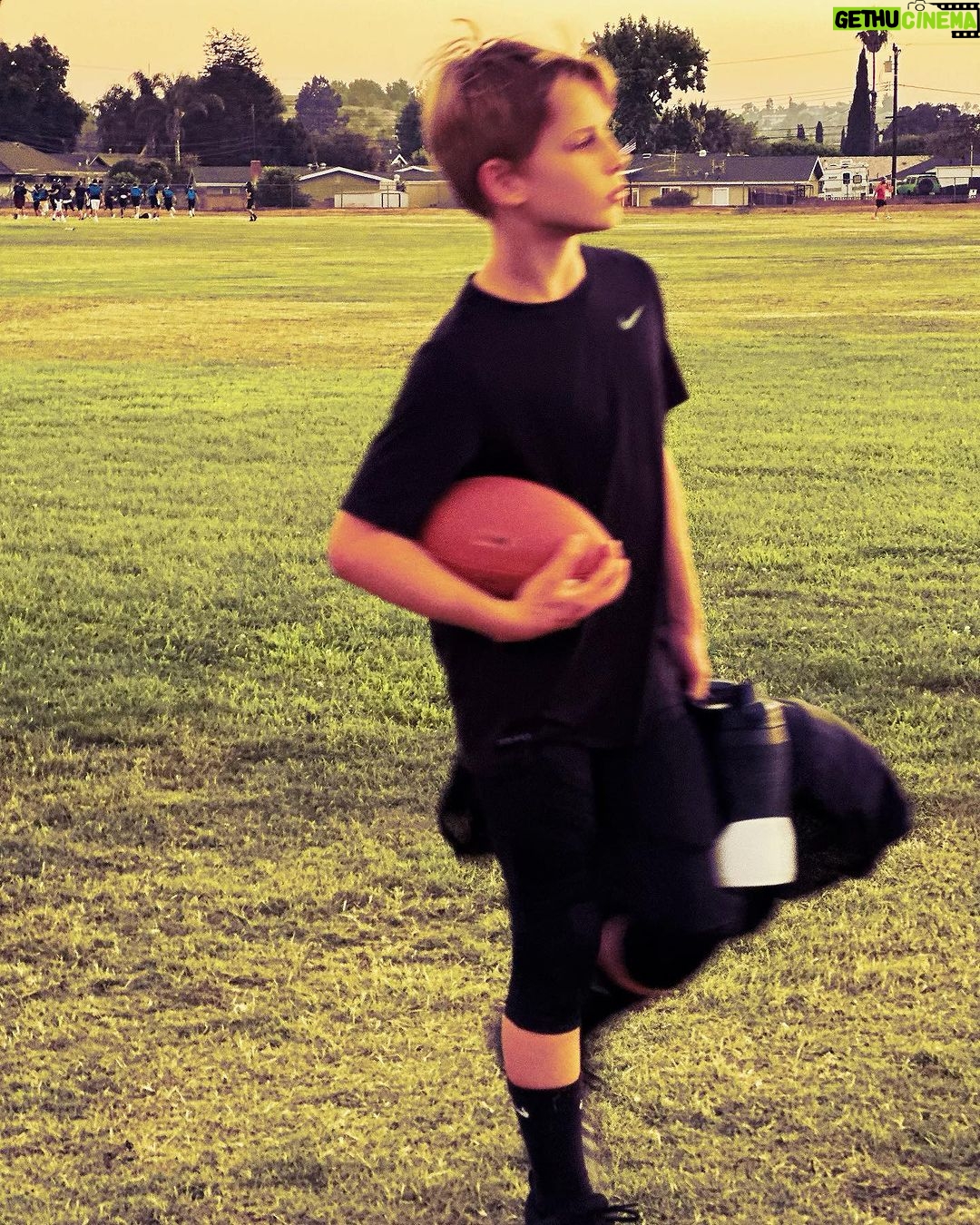 Jessica Simpson Instagram - And so it begins! Football season 🏈 I guess I need to break out my old Pom Poms because this kid is ready for some tackle football! Such a stud!