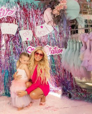 Jessica Simpson Instagram - This is 3! Thank you @tutudumonde for the fancy fun tutu fairytale celebration! Little Miss birthday Bird fell asleep snuggling her party tutu.