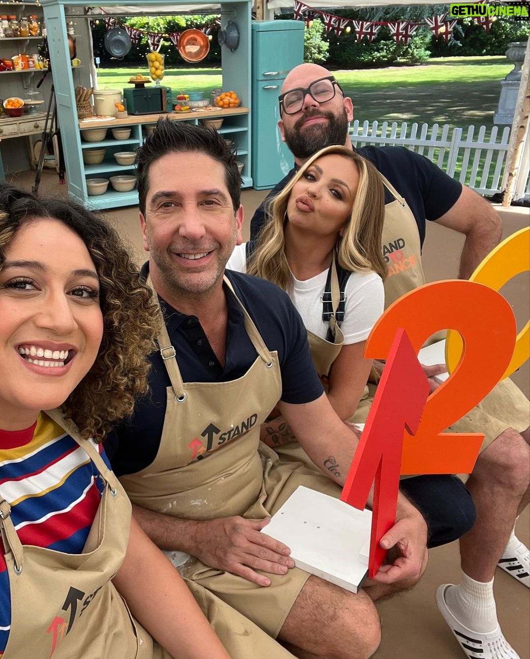 Jesy Nelson Instagram - Thanks to the @britishbakeoff and @su2cuk team for having me ❤️ Safe to say you won’t be receiving a home made cake from me anytime soon 😳 1 in 2 of us in the UK will get cancer in our lifetime. Your support could make a huge difference to so many. Stand Up To Cancer and donate to life-saving research today. If you’d like to donate the link is on my stories now. Tune into @channel4 from 7:45pm GMT 🤍