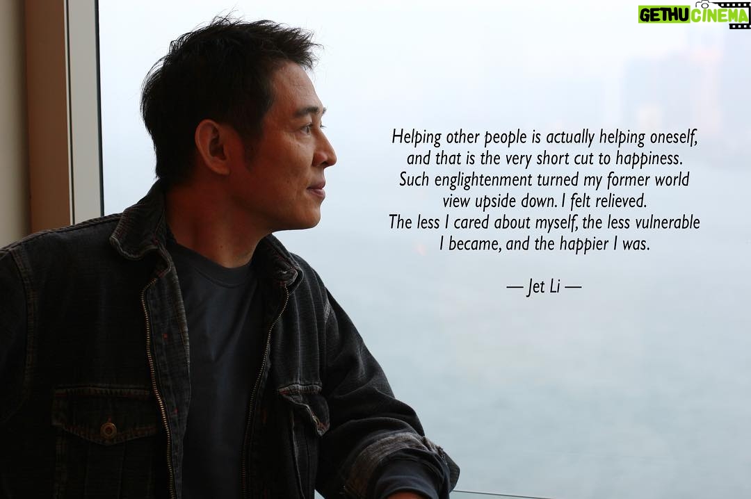 Jet Li Instagram - I survived the 2004 tsunami and was grateful for all the help I received from the people during that disaster. I am also doing my best to help others recover these days. #jetli #jetliquote #jetlicom