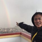 Jet Li Instagram - I think double rainbows is an auspicious sign. Read full story at Jetli.com #jetli #NepalTrip #meditation #jetlicom