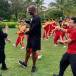 Jet Li Instagram - I’m honored to teach a Taiji class to rural teachers and NBA legends in Taiji Zen’s collaboration with the Jack Ma Foundation #healthylifestyle #taiji #alonzomourning Sanya, Hainan, China
