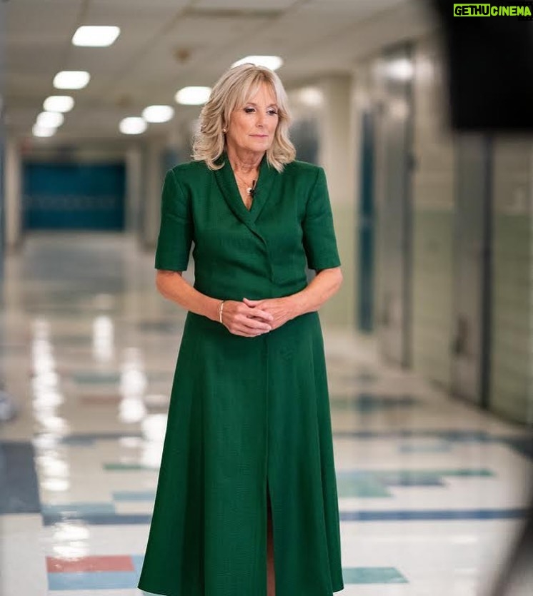 Jill Biden Instagram - Yes, so many classrooms are quiet right now. The playgrounds are still. But if you listen closely, you can hear the sparks of change in the air. Brandywine High School