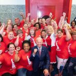 Jill Biden Instagram - Thank you, Lily Eskelsen García and the @NEAToday family for your endorsement. You have my word as a Biden: @JoeBiden and I will always stand by you and lift up this profession. #TeamJoe is honored to have the NEA with us.