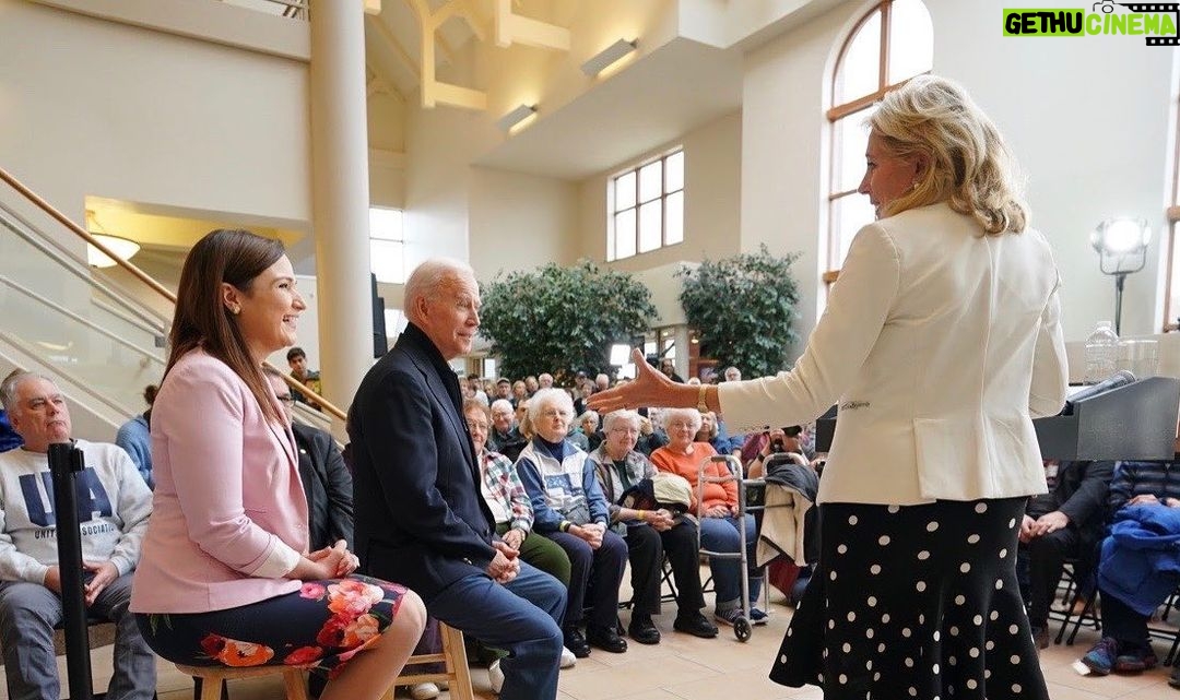 Jill Biden Instagram - As one of the youngest women ever elected to Congress, @abby4iowa is leading a new generation of Iowans. Thank you, Abby, for your endorsement & joining #TeamJoe. We only have one month until the #IAcaucus — let’s get to work! University of Dubuque
