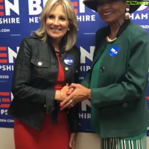 Jill Biden Instagram - Thank you for spending your Saturday morning with me, Dover, NH! #TeamJoe