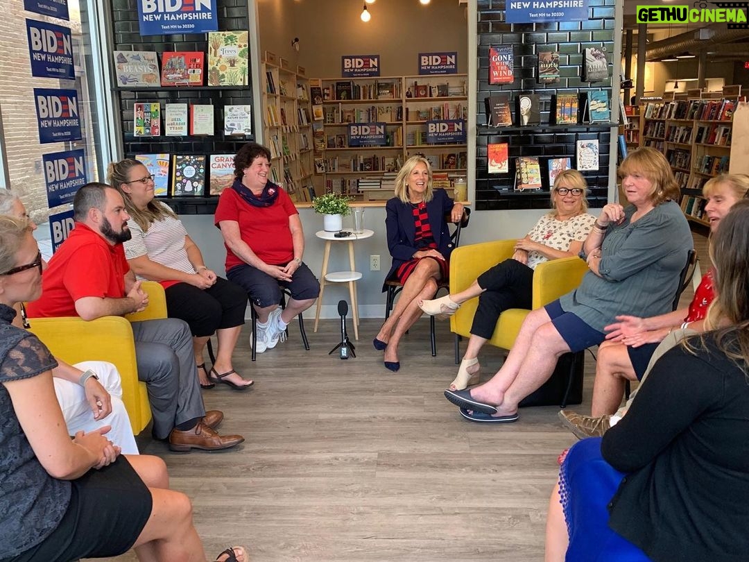 Jill Biden Instagram - Thank you, Manchester NEA! No matter the issue — food insecurity, mental health, refugees, or bullying on social media — these #Manchester teachers are working hard to ensure the best future for their students. Manchester, New Hampshire