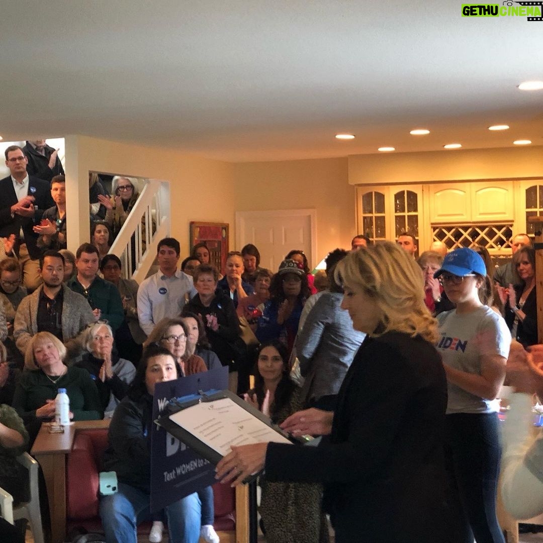 Jill Biden Instagram - Just 100 days out from the #IowaCaucus and #WomenForBiden know what’s at stake. Let’s get to work, Iowa! #ReadyforJoe