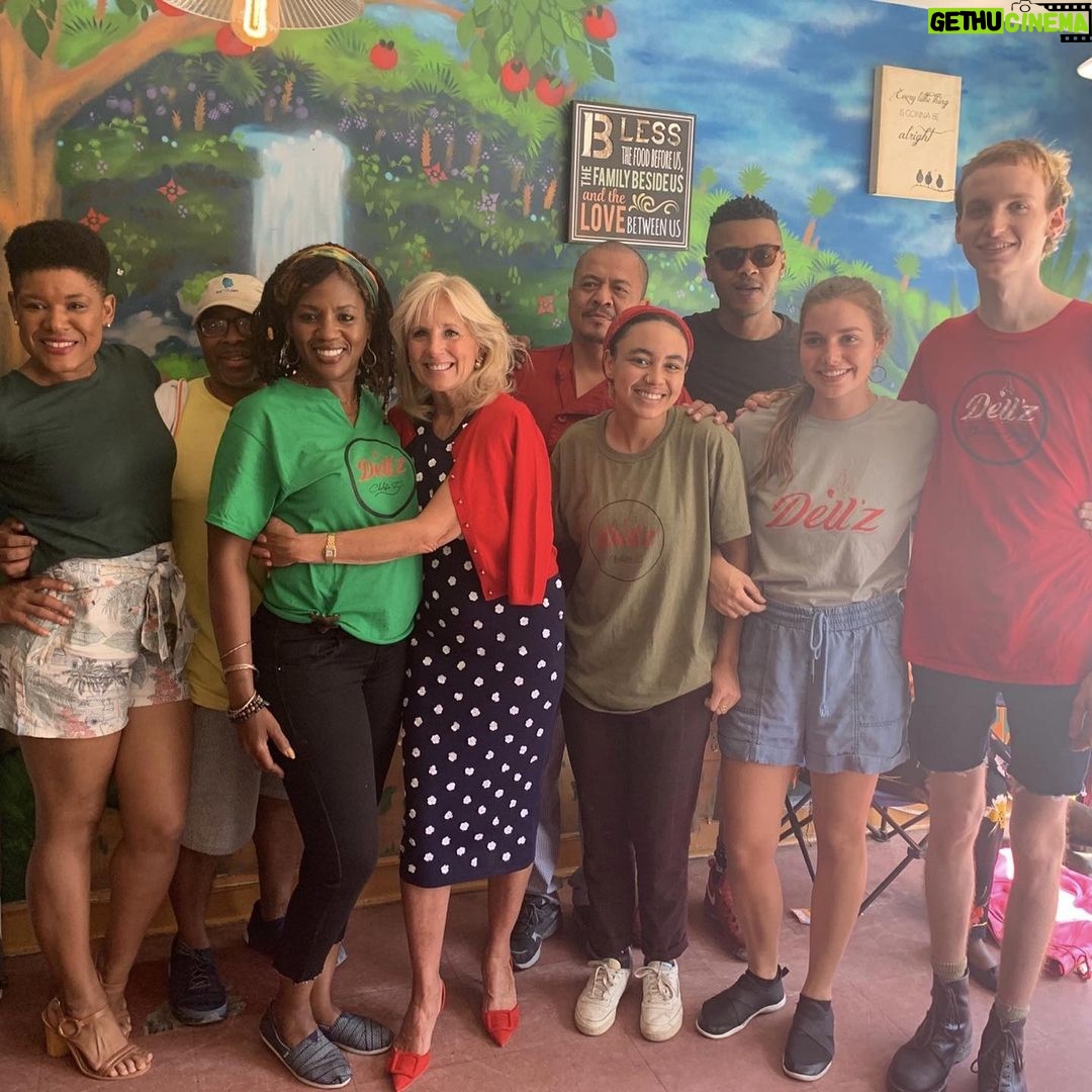 Jill Biden Instagram - Having it all really means giving it all — doesn’t it? As women, our work, our families, our aspirations and our ambitions are all so important. Inspired by the women of #Charleston — thank you for joining me this morning. Dellz Uptown