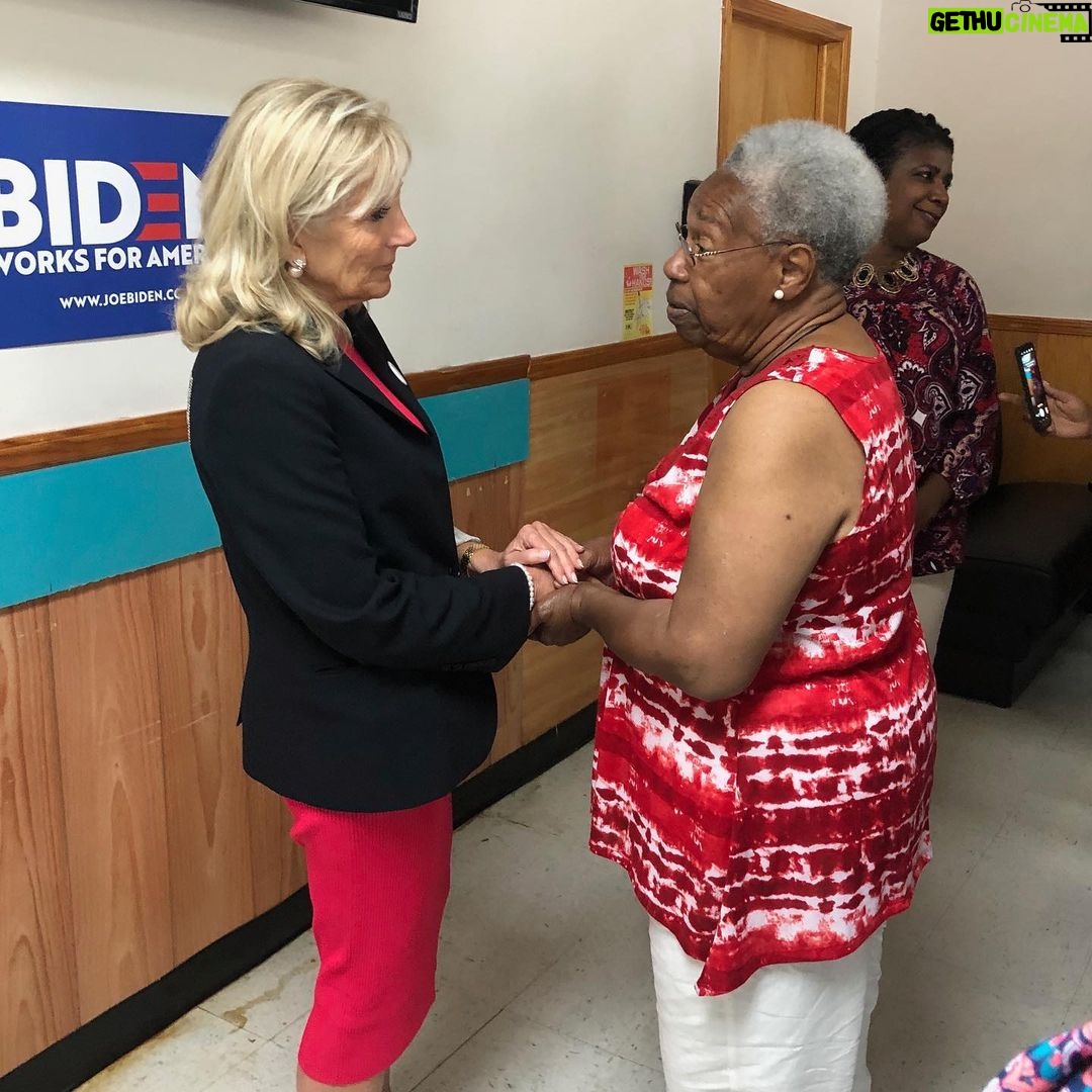 Jill Biden Instagram - Today we spoke with educators and leaders from across the state about the strength and needs of their districts. What an inspiring first day in South Carolina. I wish my colleagues a wonderful summer!