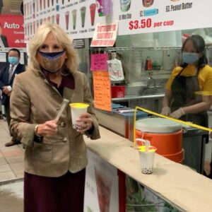 Jill Biden Instagram - Bubble tea or boba?