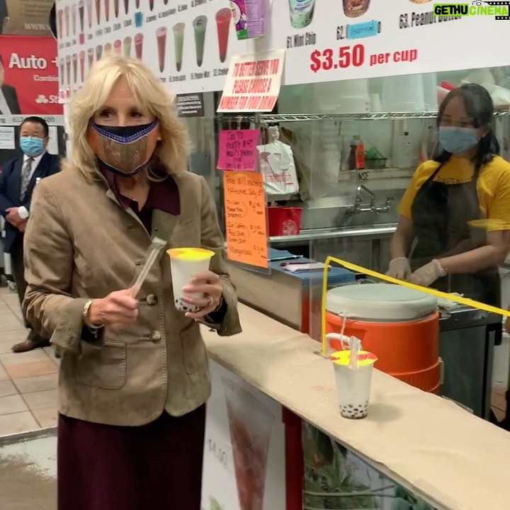 Jill Biden Instagram - Bubble tea or boba?