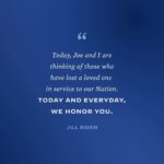 Jill Biden Instagram - On this Gold Star Mother's and Family's Day, we are thinking of so many of you.