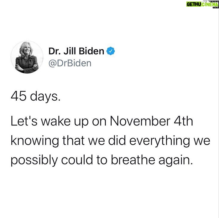 Jill Biden Instagram - Across the country, Weekends of Action are underway to continue our momentum & make sure people make a plan to vote. Take action today by clicking on the link in bio.