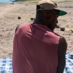 Jimmy Butler Instagram - love being uncomfortable hot on the beach because my offsprings wants to have a damn picnic.