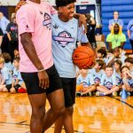 Jimmy Butler Instagram - day 2. it is and always will be bigger than basketball. thank you for an amazing camp! 🔥 proud of the hard work my @celebritysportsacademy basketball & cheer campers put in over the two days! thank you to our official training partners @triplethreatbasketballcamp @bommaritos @elitebasketballmiami @heyanneoneil @kbey31 @tvilleacademy @5starathletics @baptisthealthsf special thanks to @essentiawater @ceekvr @shpgld @therealautograph and everyone that supported to make this camp a success.